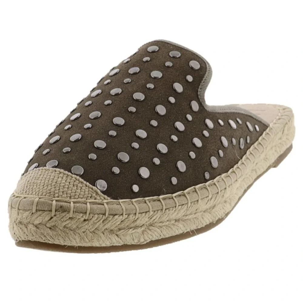 LF / Life Leather Espadrilles Studded Shoes